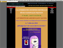 Tablet Screenshot of lesjourneesmondiales.com